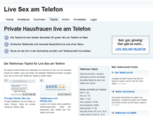 Tablet Screenshot of live.telefonsex-billig.net